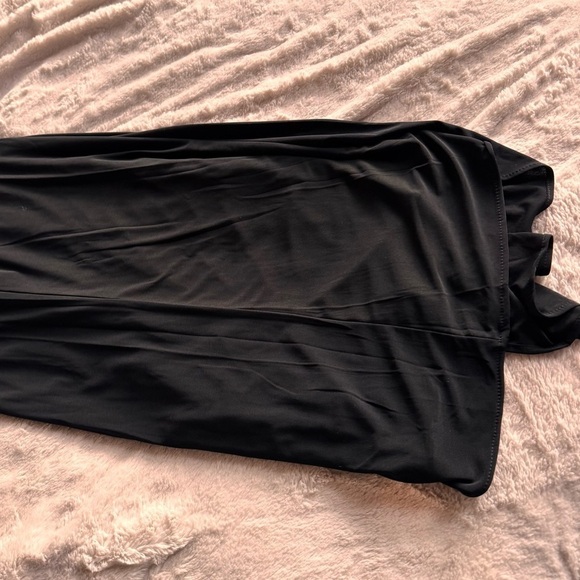 MAC DUGGAL NEW One Shoulder Ruffle Pleated Mini Midi Jersey Dress Size 4 NWT - Picture 10 of 14